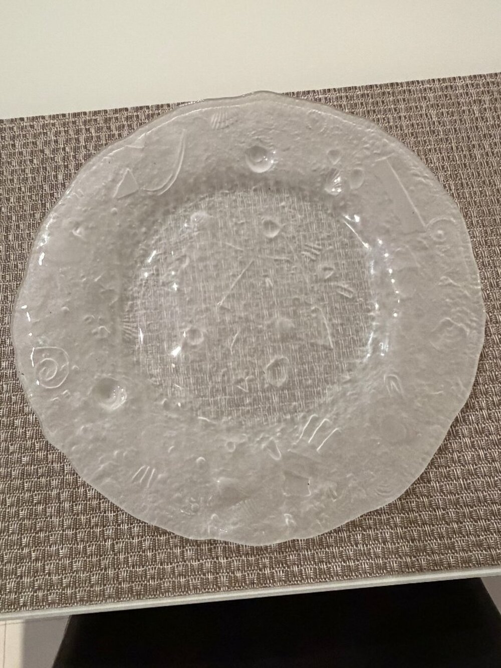 Christine Salusti Fossilglass Platter-12"